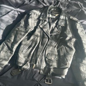 Diamond Leather Motorcycle Jacket